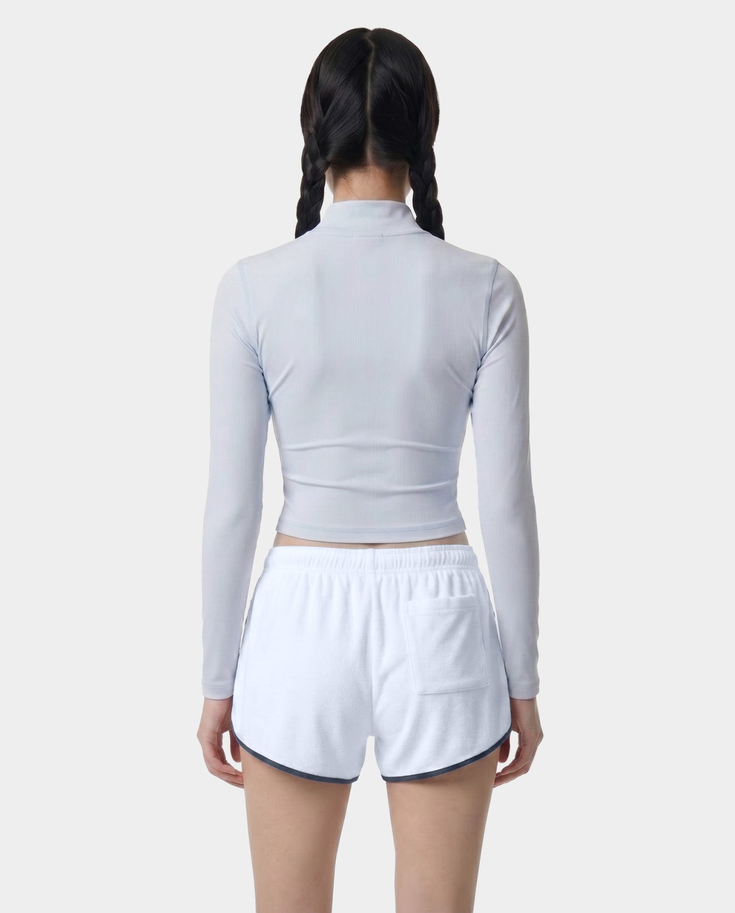 Signature Logo Sports Quarter Zip - Ciel