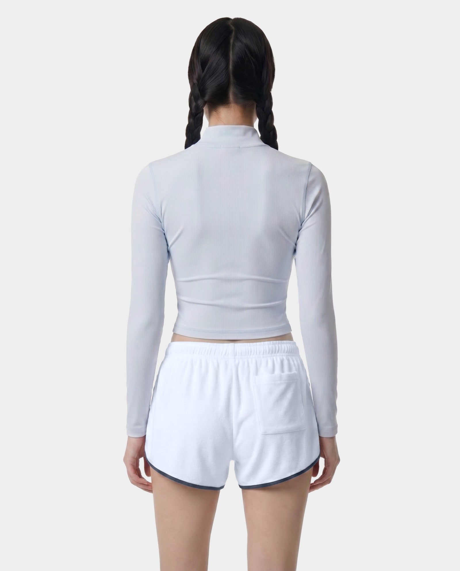 Signature Logo Sports Quarter Zip - Ciel