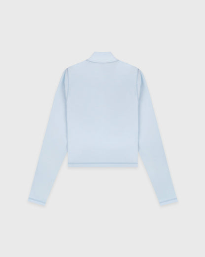Signature Logo Sports Quarter Zip - Ciel