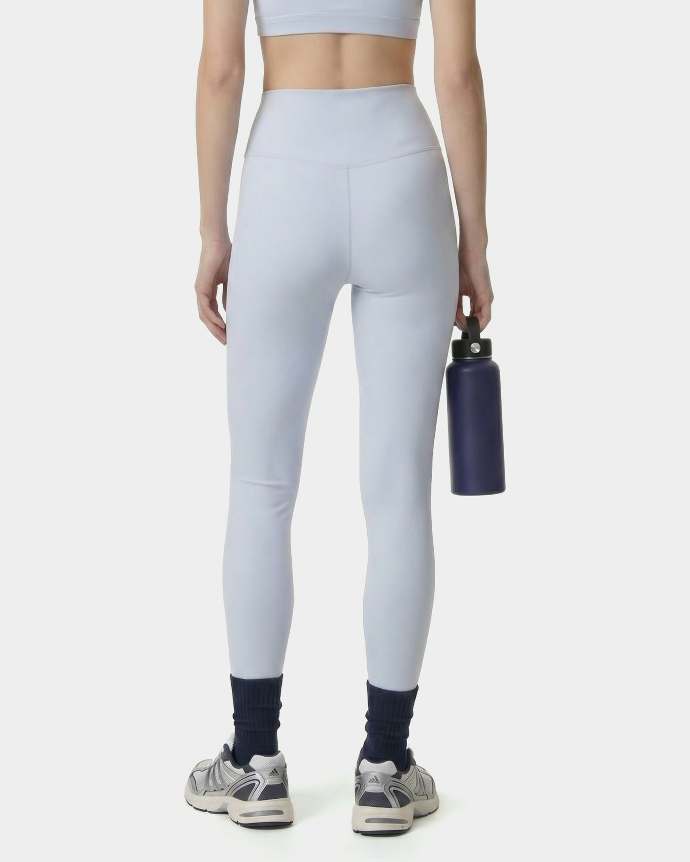 Signature Logo Legging - Ciel/Navy