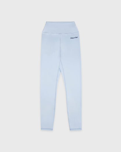 Signature Logo Legging - Ciel/Navy