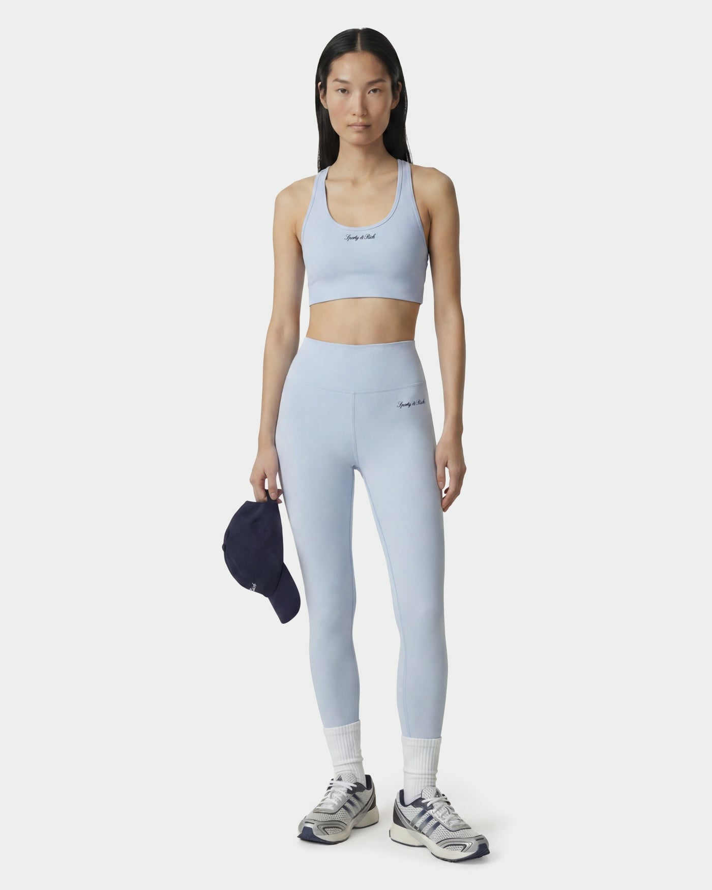Signature Logo Sports Bra - Ciel