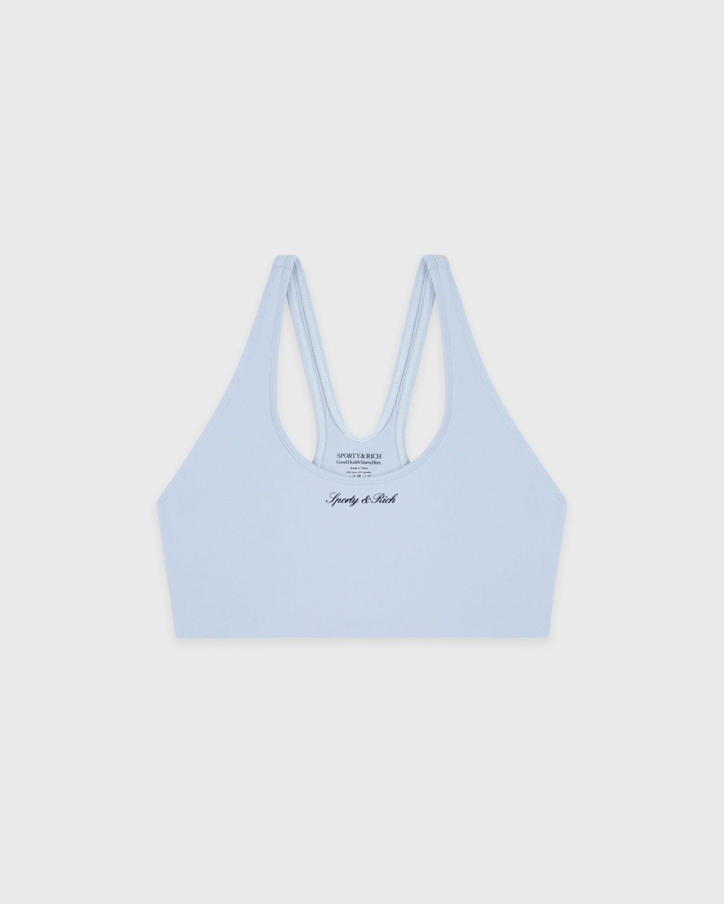 Signature Logo Sports Bra - Ciel