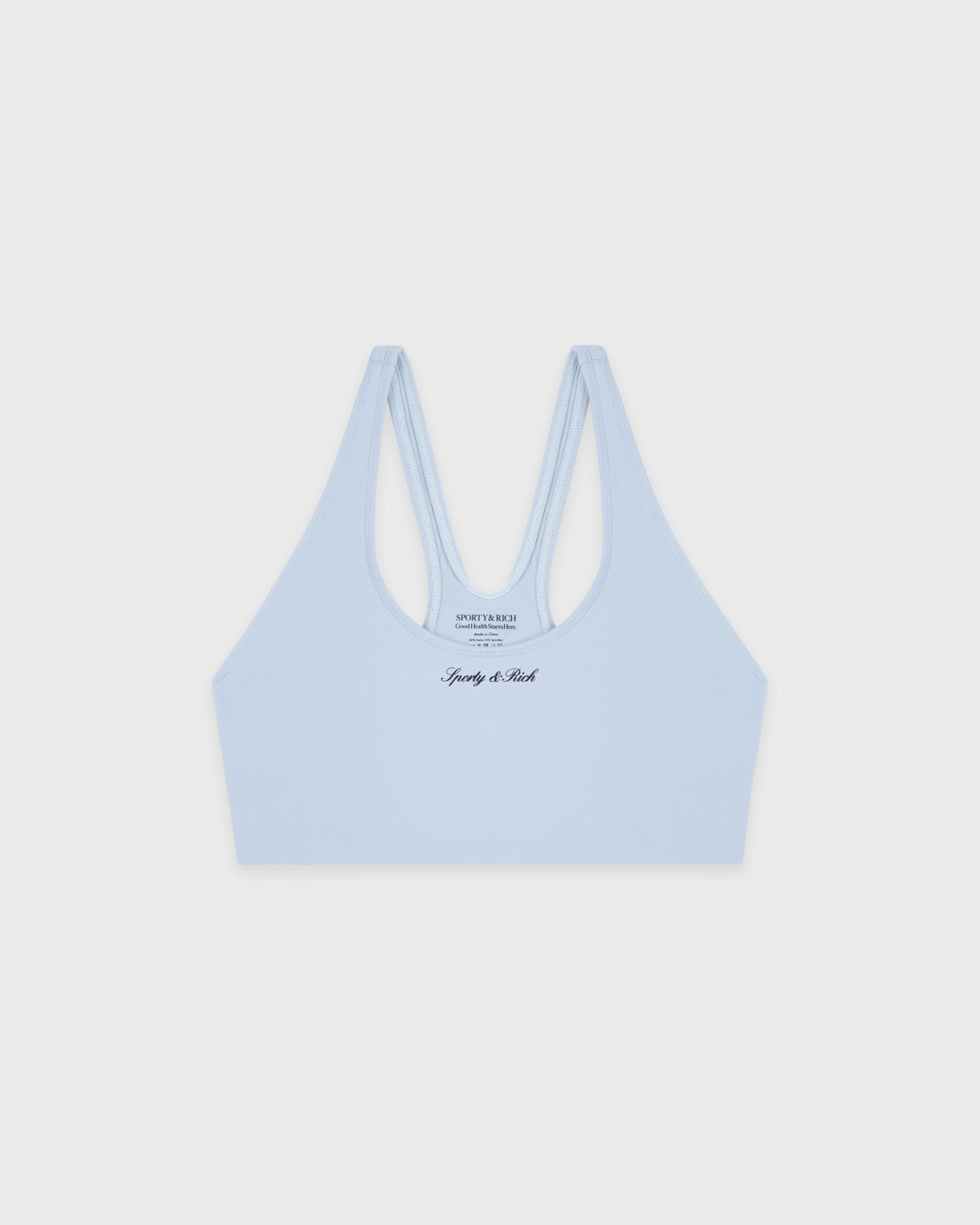 Signature Logo Sports Bra - Ciel