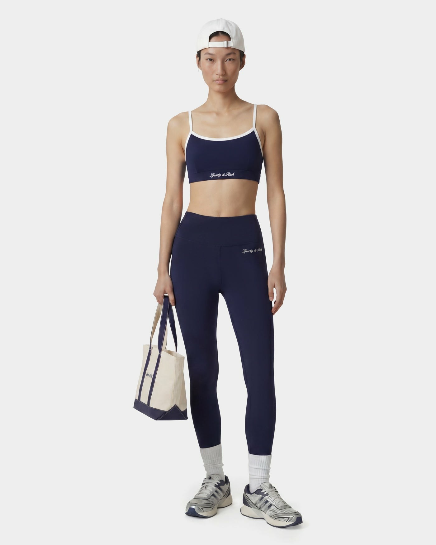 Signature Logo Legging - Navy