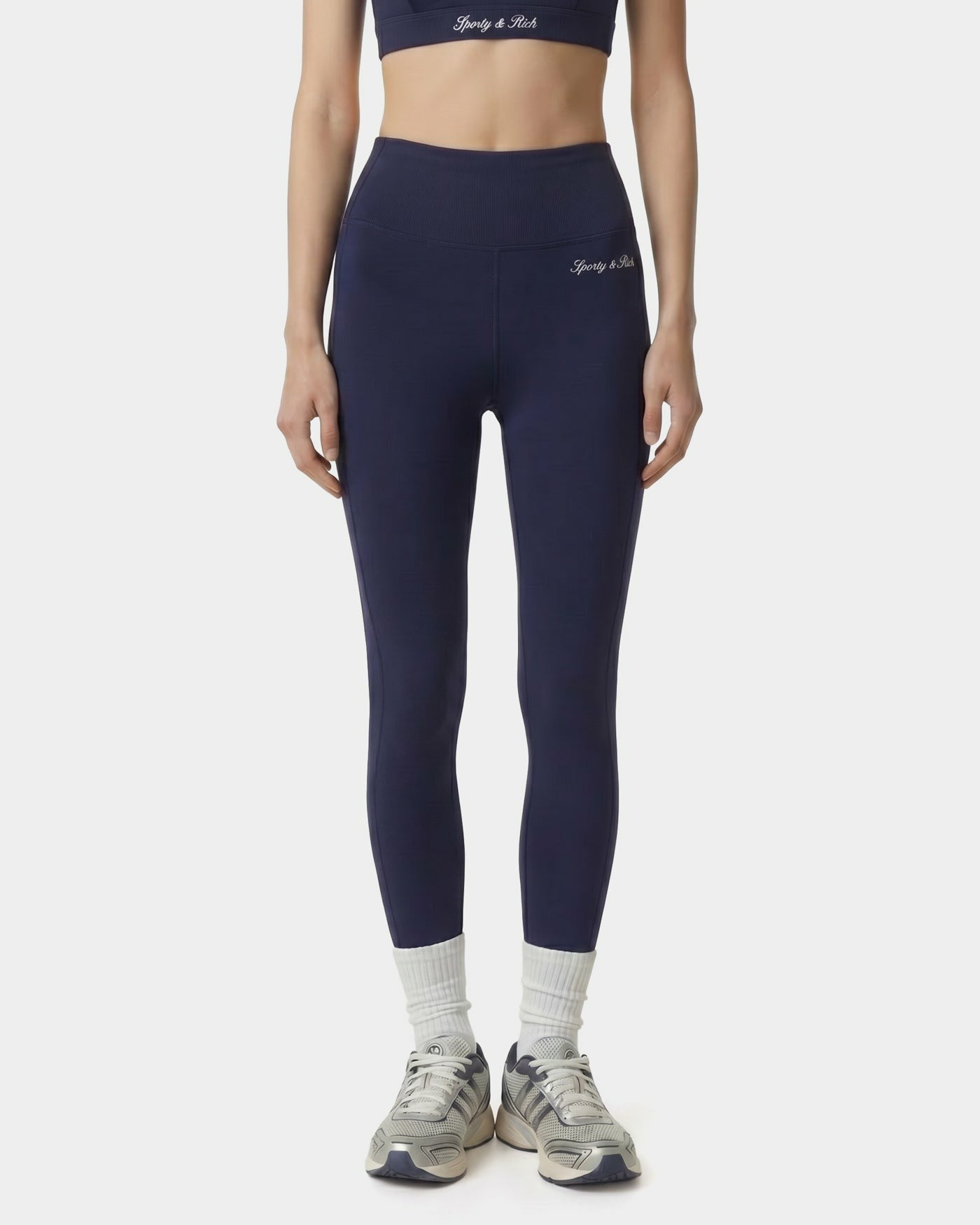 Signature Logo Legging - Navy