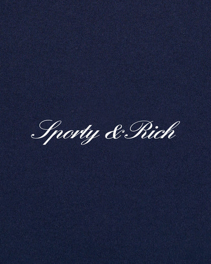 Signature Logo Sports Bra - Navy