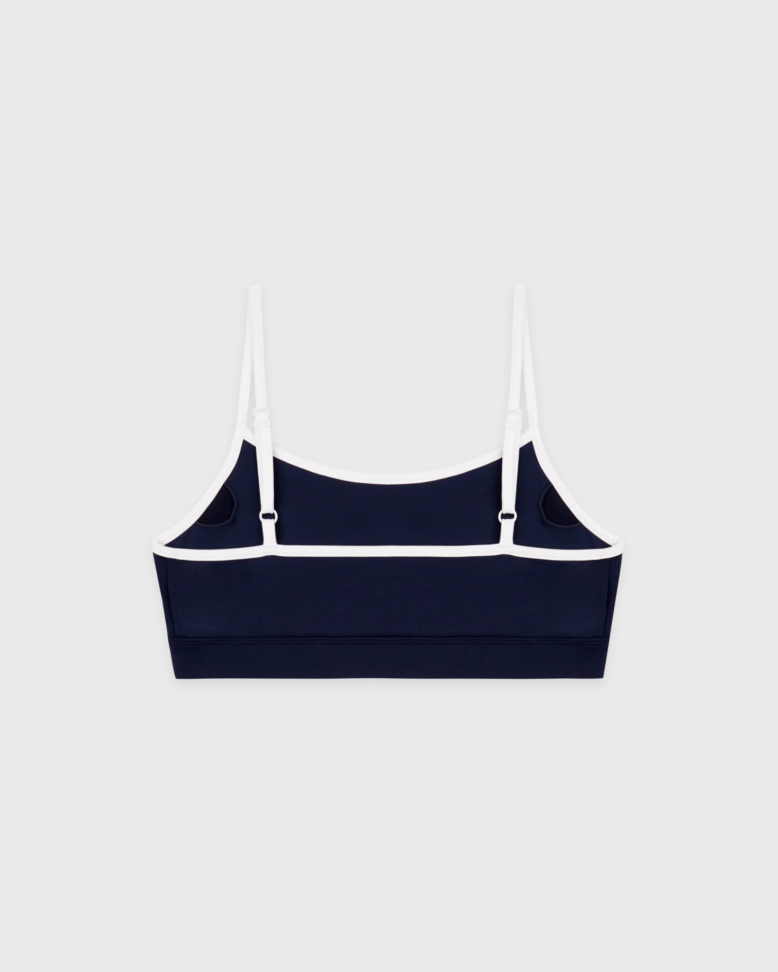 Signature Logo Athletic Bra - Navy/White