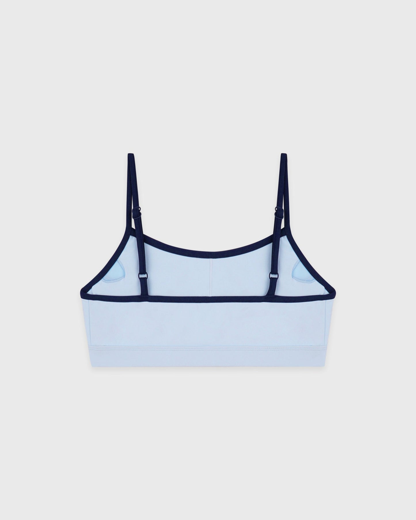 Signature Logo Athletic Bra - Ciel/Navy