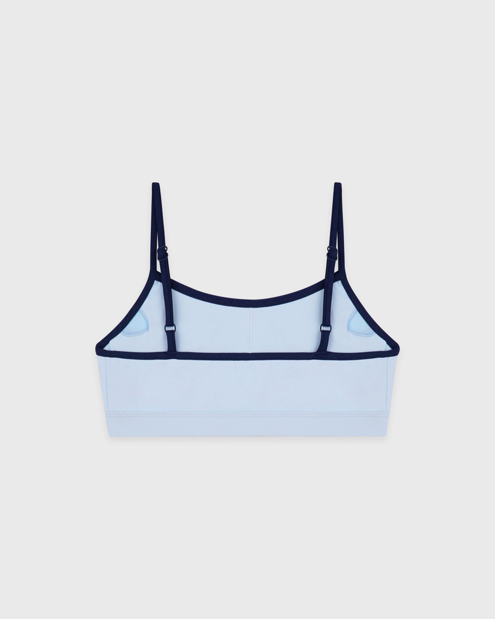 Signature Logo Athletic Bra - Ciel/Navy