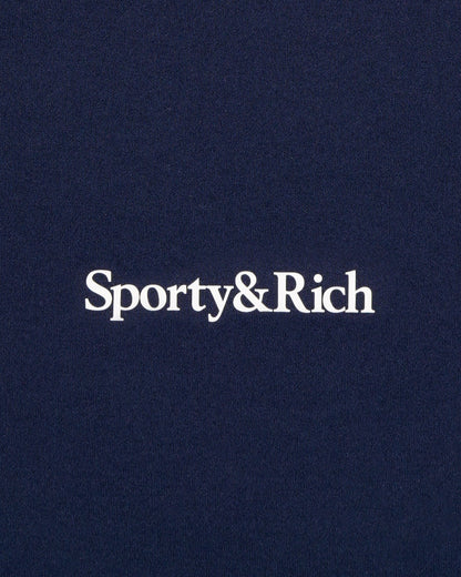Serif Logo Active Short - Navy/White