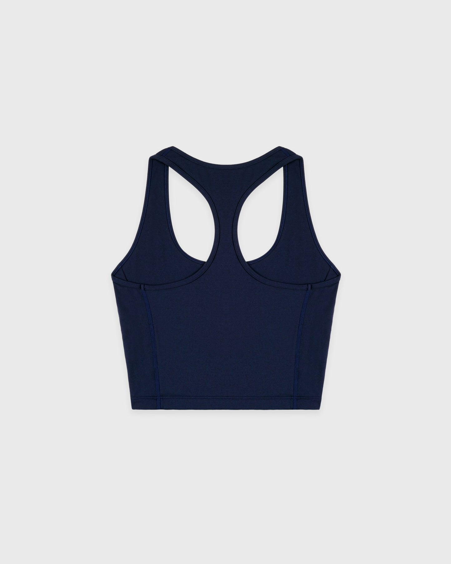 Serif Logo Sports Tank - Navy/White
