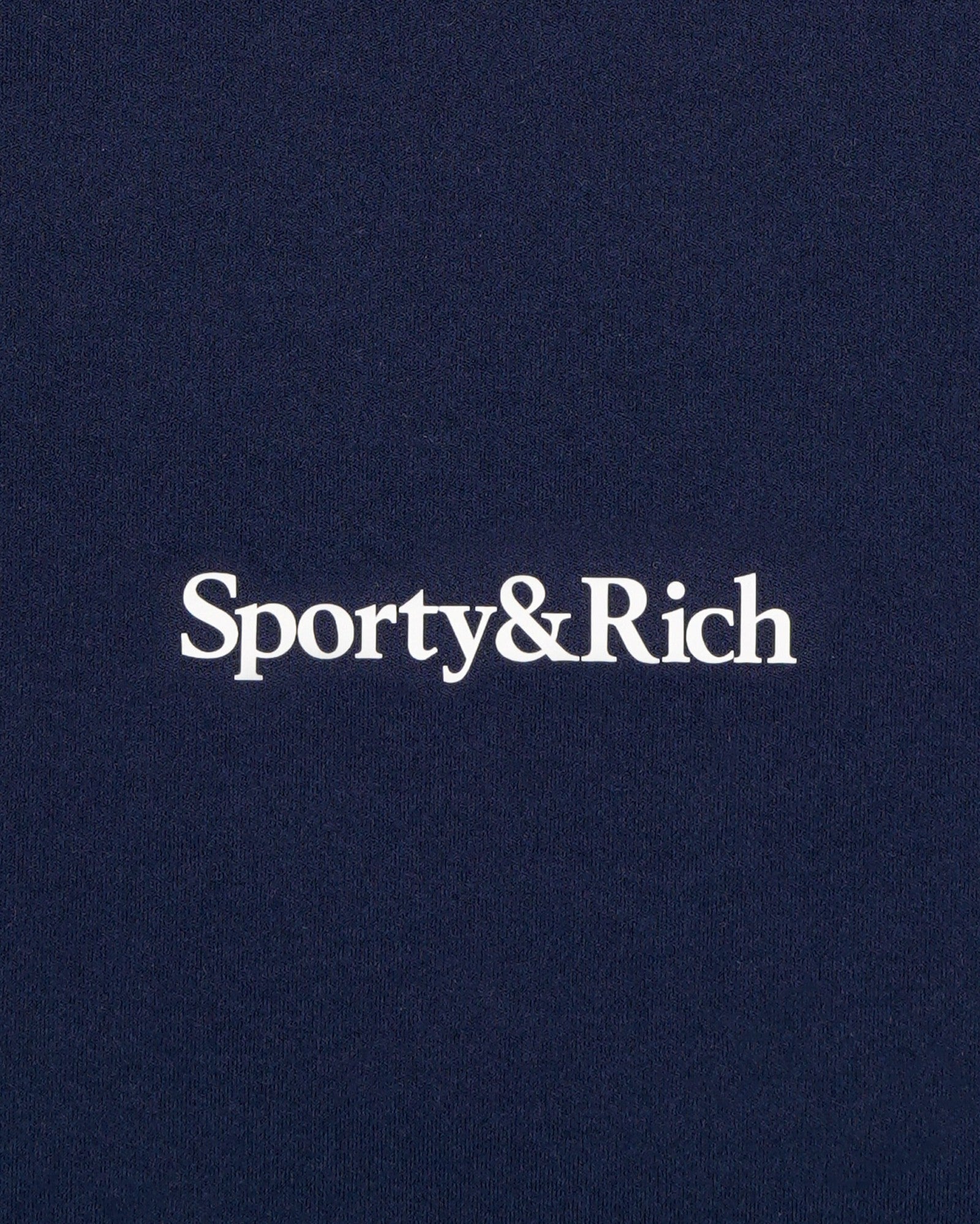 Serif Logo Sports Tank - Navy/White