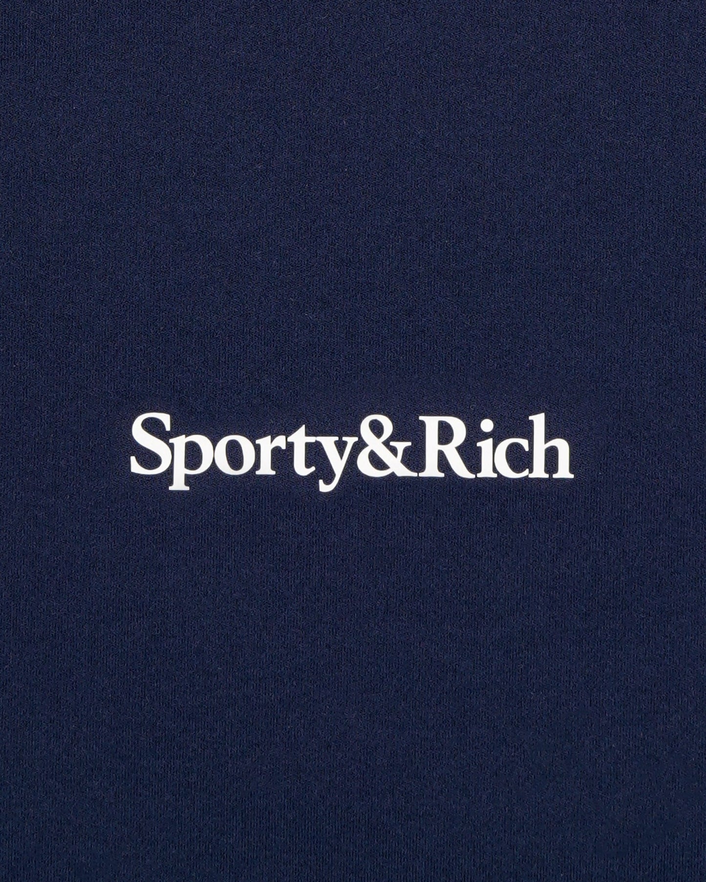Serif Logo Legging - Navy/White
