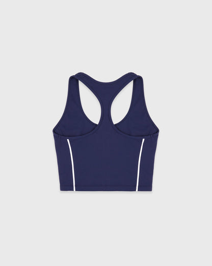 SR Runner Sports Tank - Light Navy/White