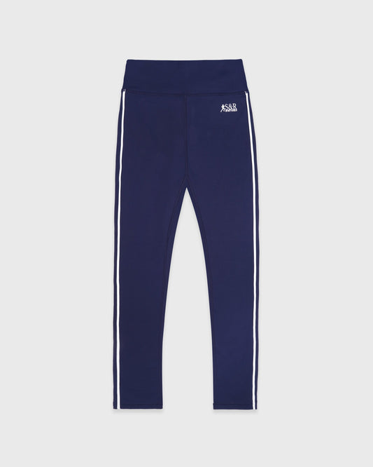 SR Runner Legging - Light Navy/White