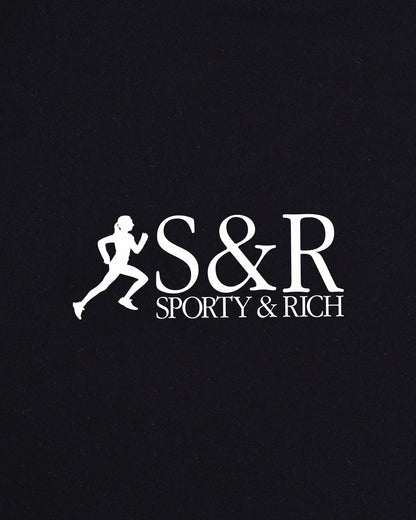 SR Runner Sports Tank - Black/White