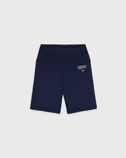 Nautical Biker Short - Navy