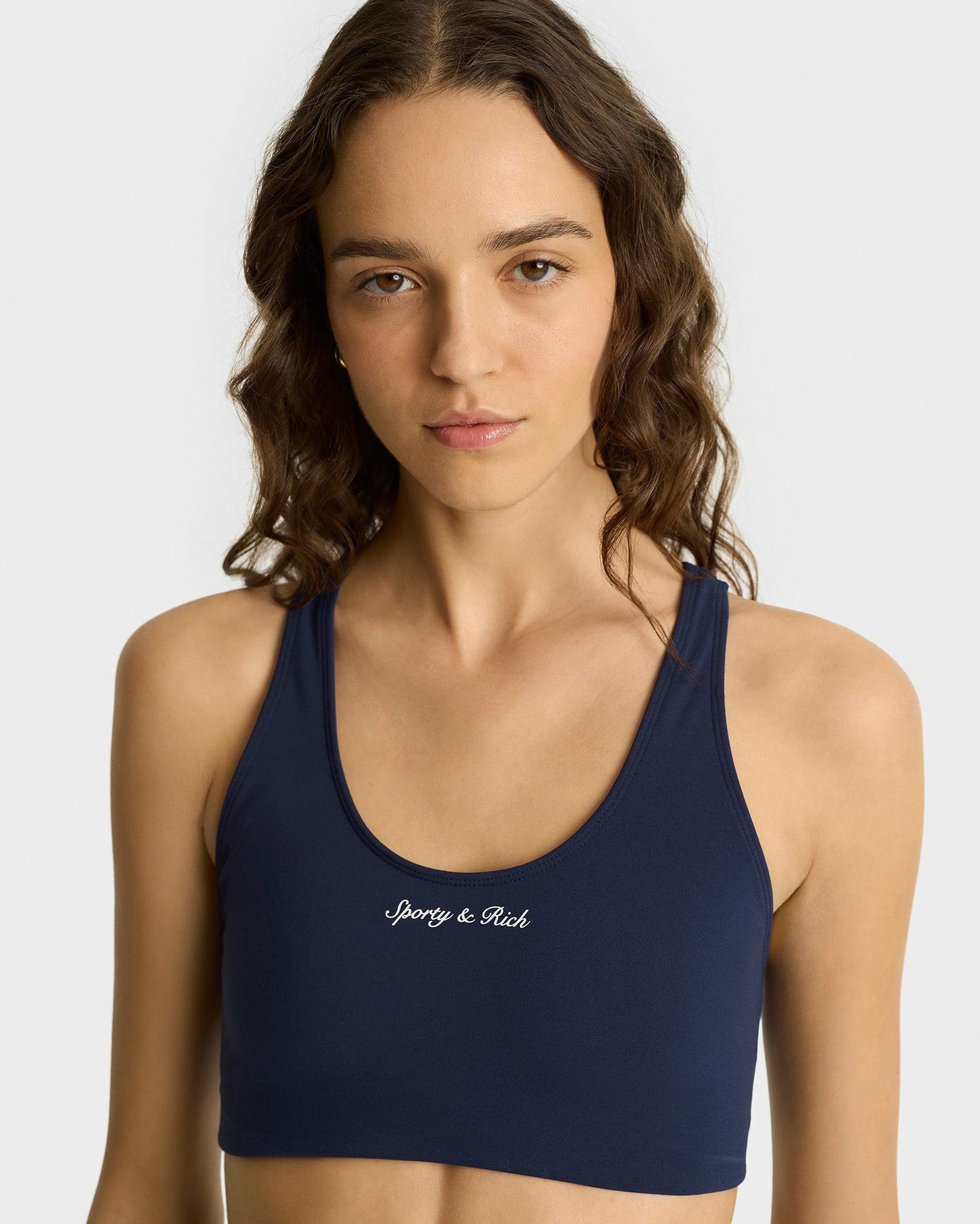 Syracuse Sports Bra - Navy/White
