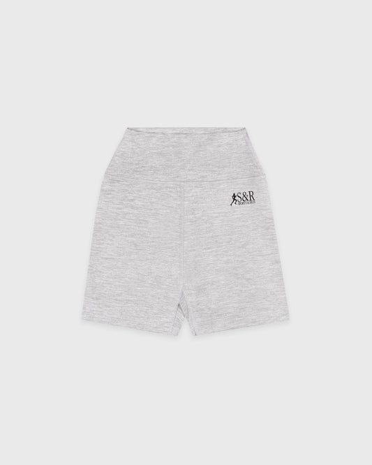 SR Runner Biker Short - Heather Gray