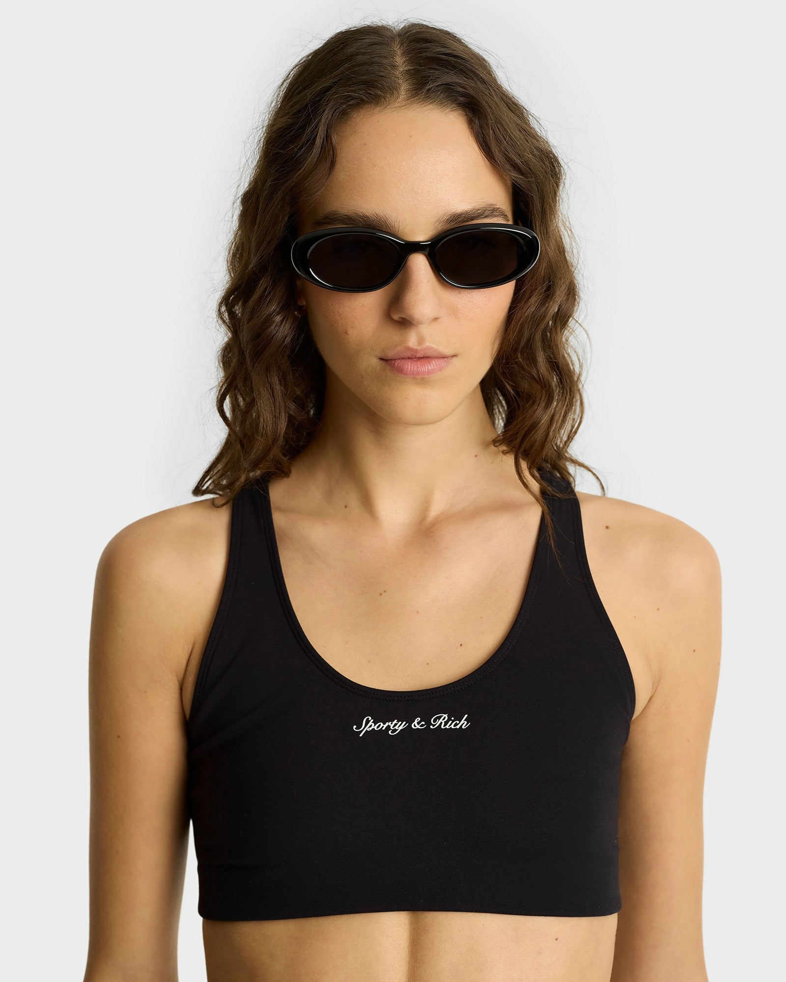 Syracuse Sports Bra - Black/White