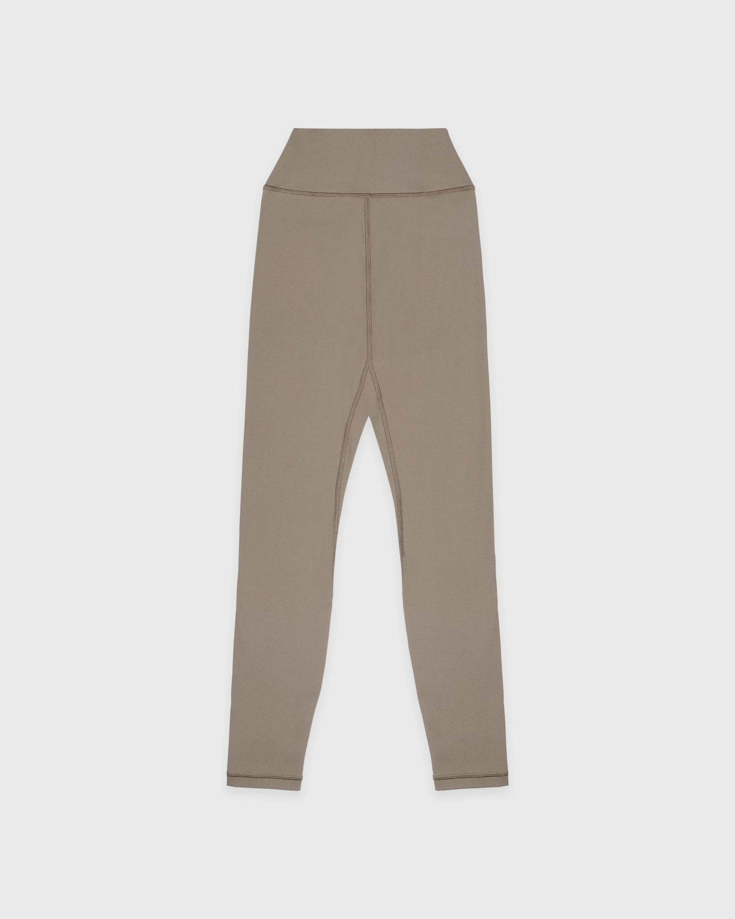 Signature Logo Legging - Hazelnut/White