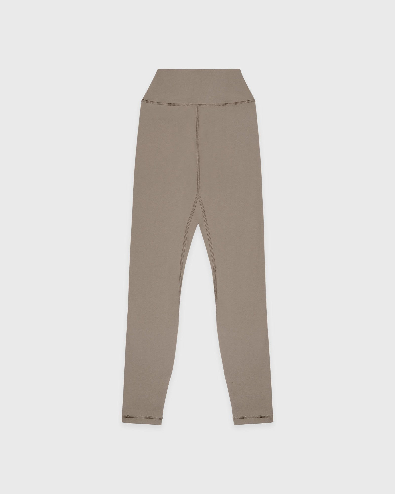 Signature Logo Legging - Hazelnut/White