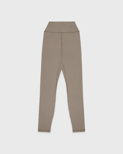 Signature Logo Legging - Hazelnut/White
