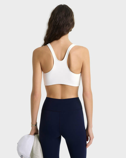 Nautical Sports Bra - White