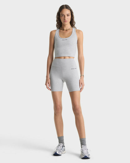 Signature Logo Sports Tank - Heather Gray