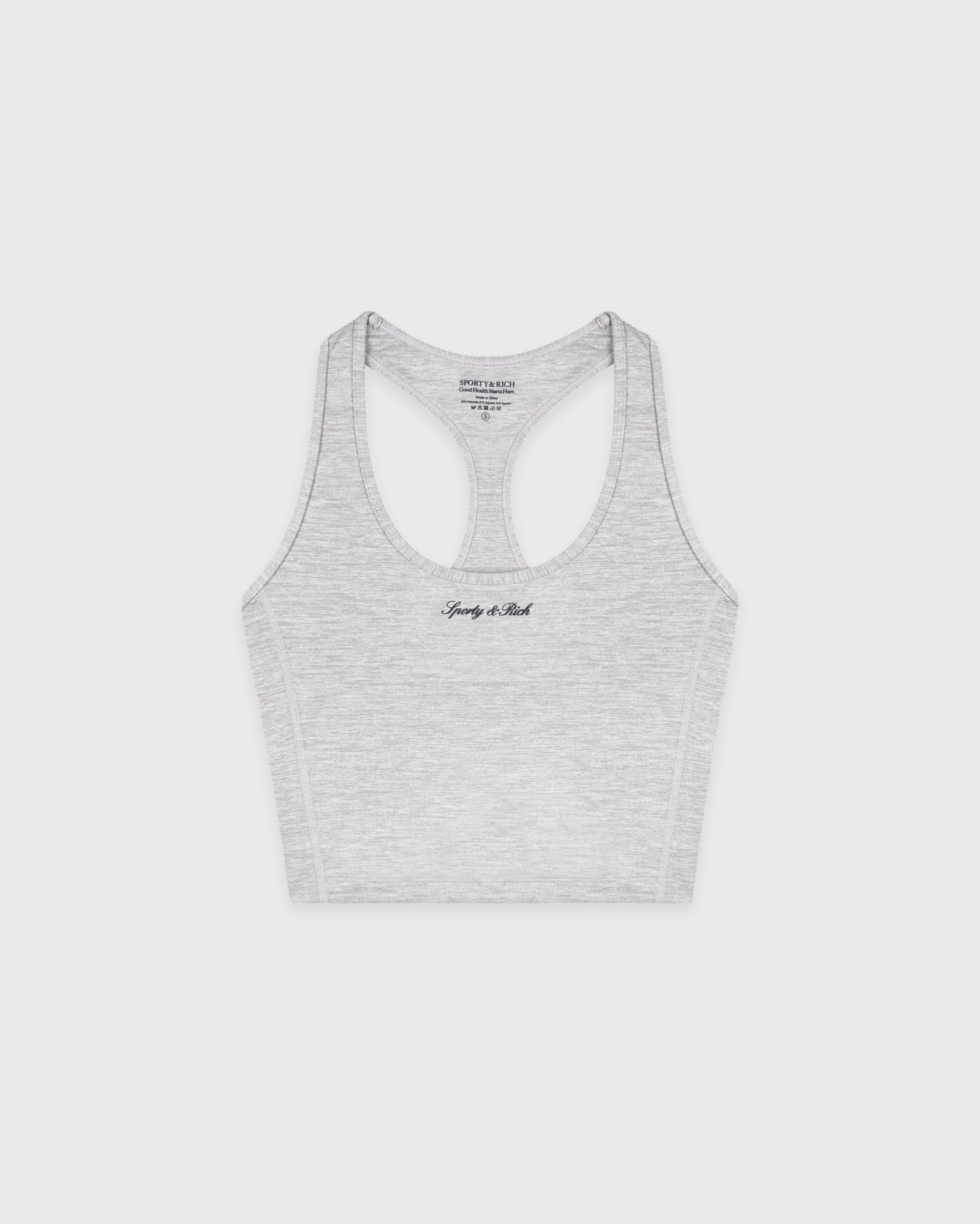 Signature Logo Sports Tank - Heather Gray