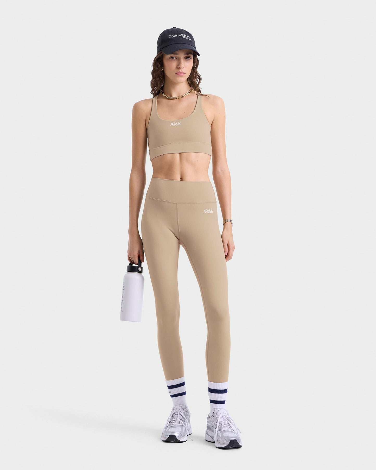 SR Runner Legging - Elephant/White