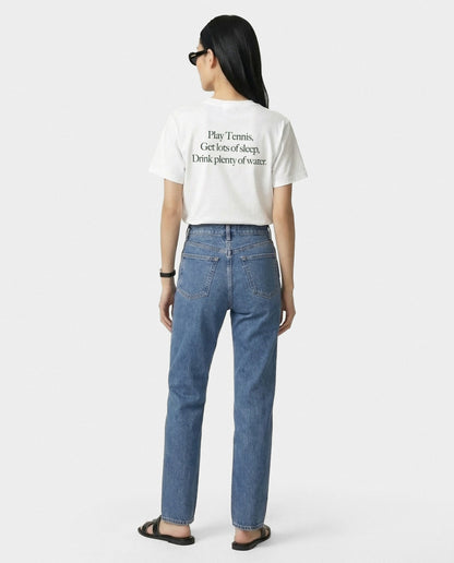 Play Tennis T-Shirt - White/Forest