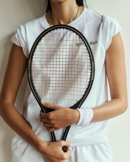 Play Tennis T-Shirt - White/Forest