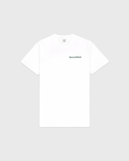 Play Tennis T-Shirt - White/Forest