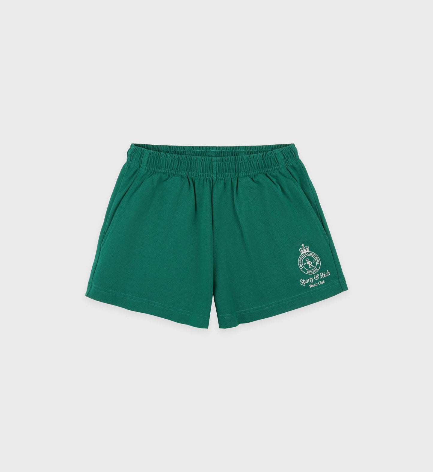 Crown Tennis Disco Short - Alpine/White
