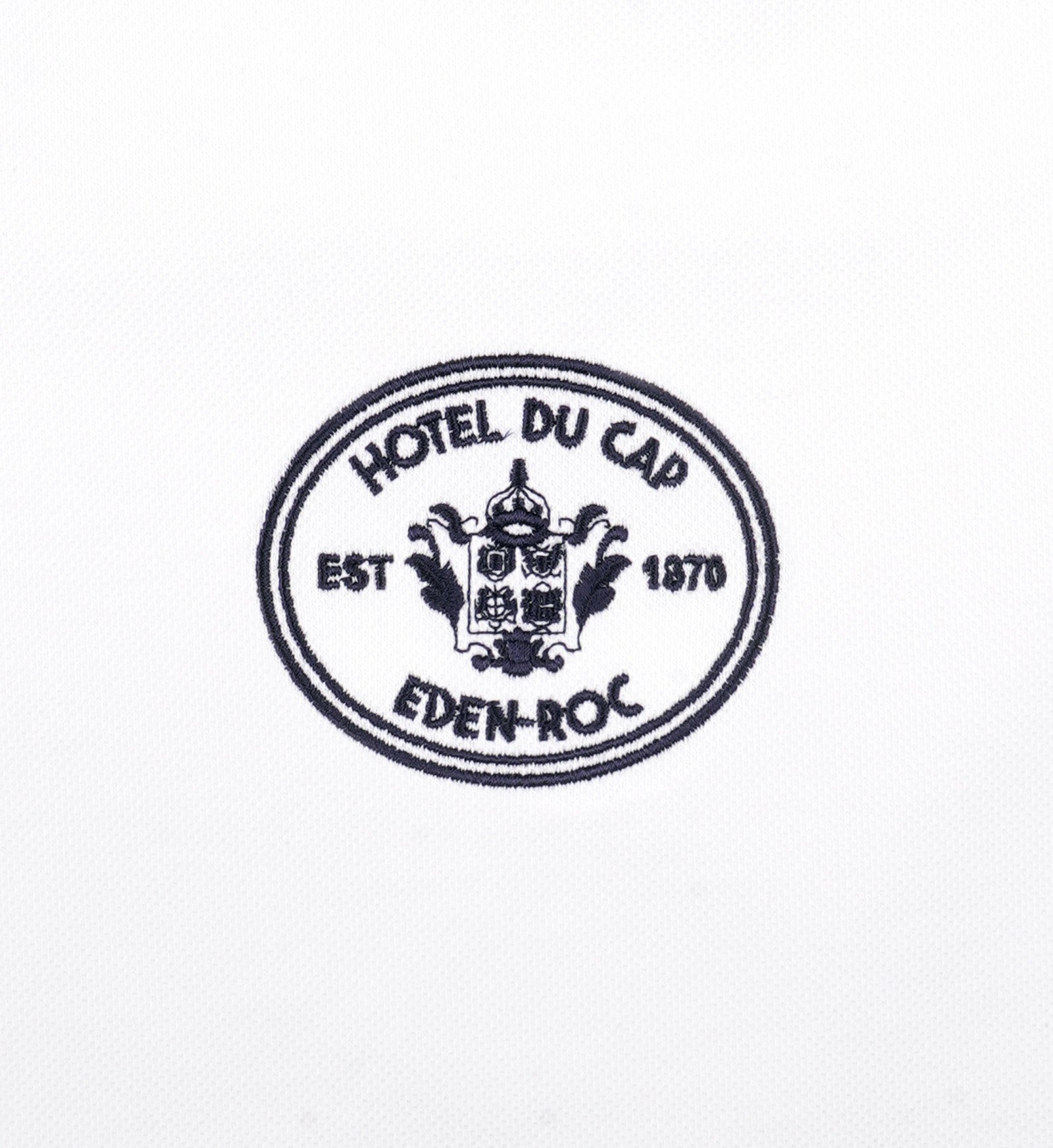 Eden Crest Embroidered Pique Short - White/Navy