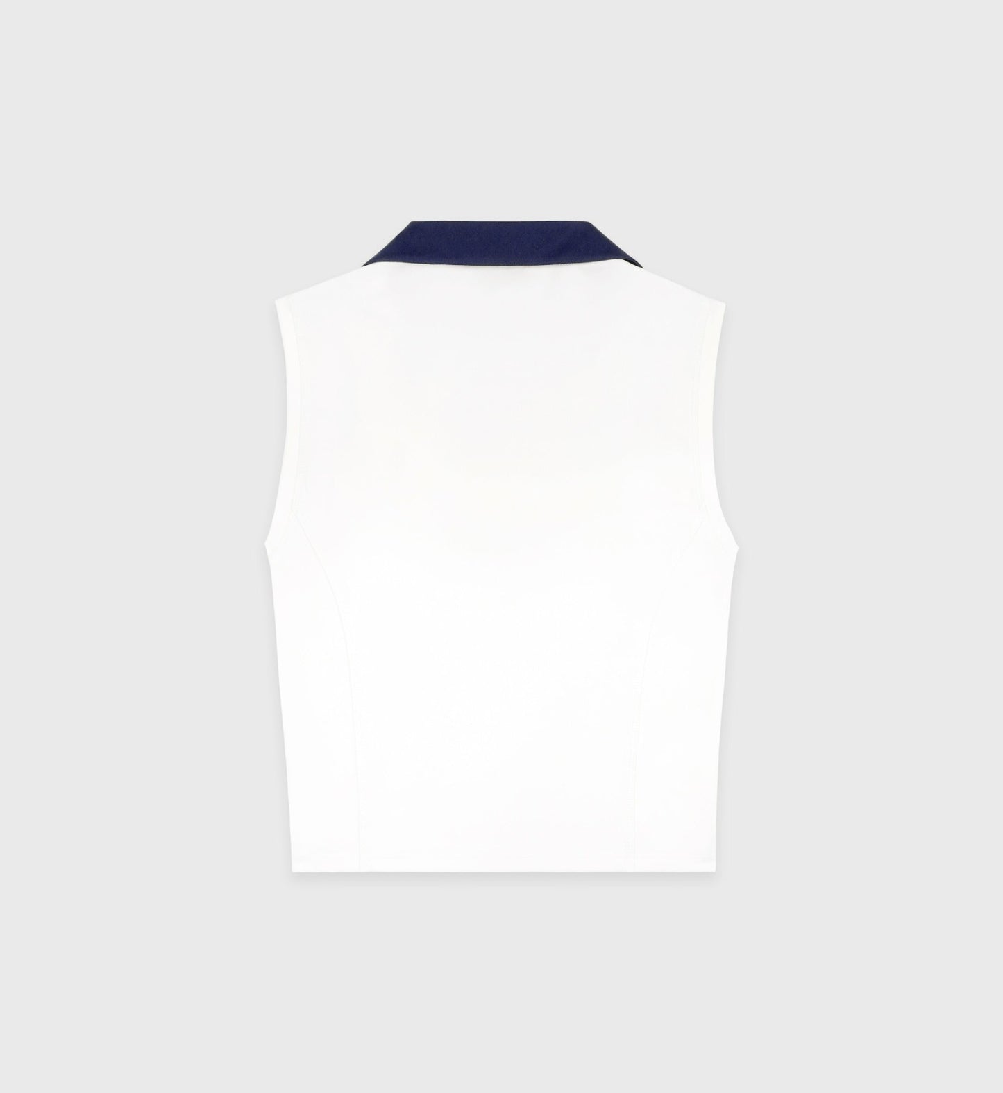 Eden Crest Sports Polo Vest - White/Navy