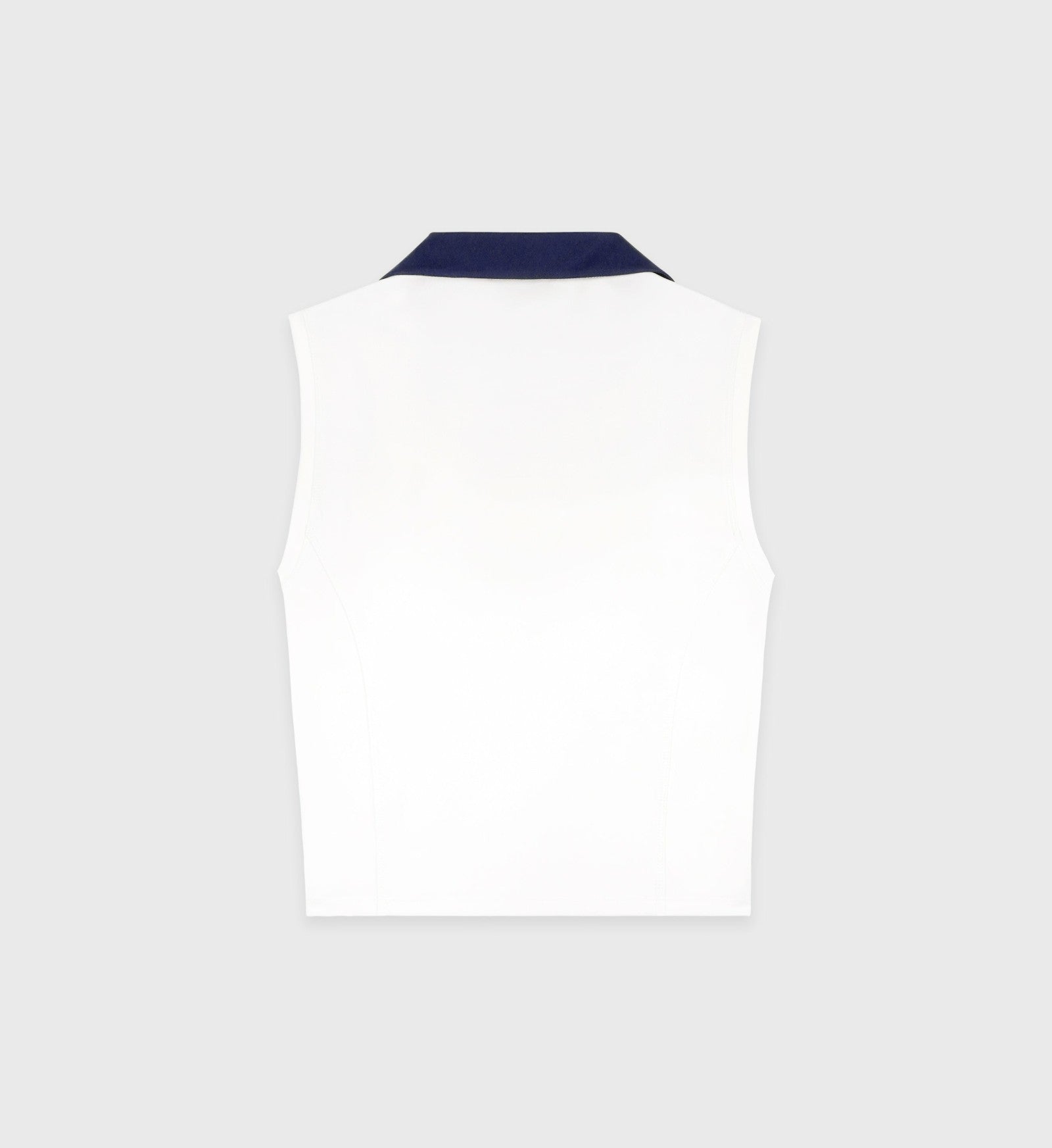 Eden Crest Sports Polo Vest - White/Navy