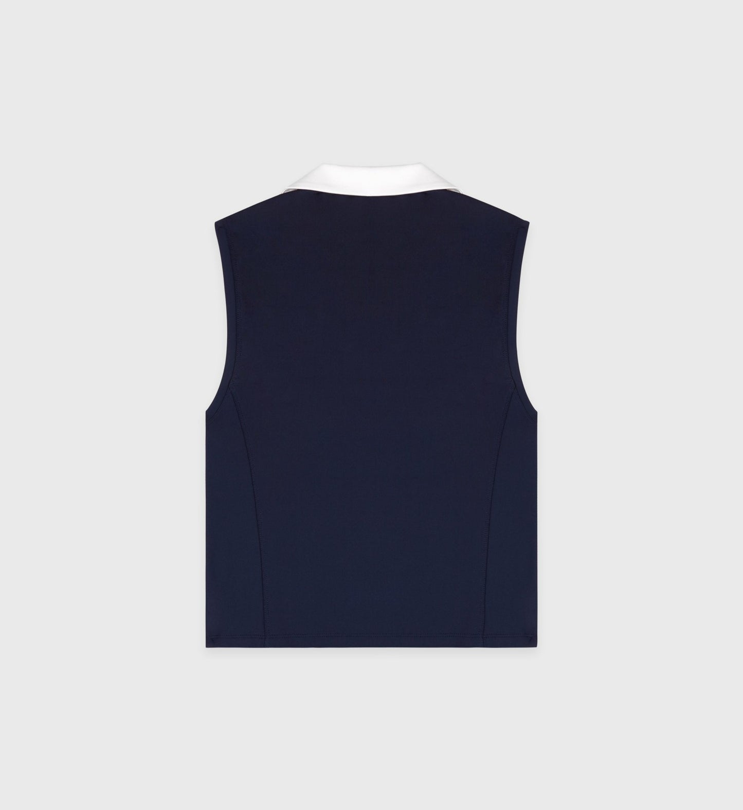 Eden Crest Sports Polo Vest - Navy/White