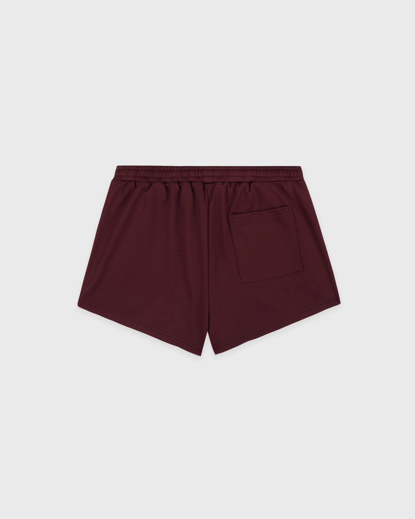 Signature Logo Retro Track Short - Bordeaux/White