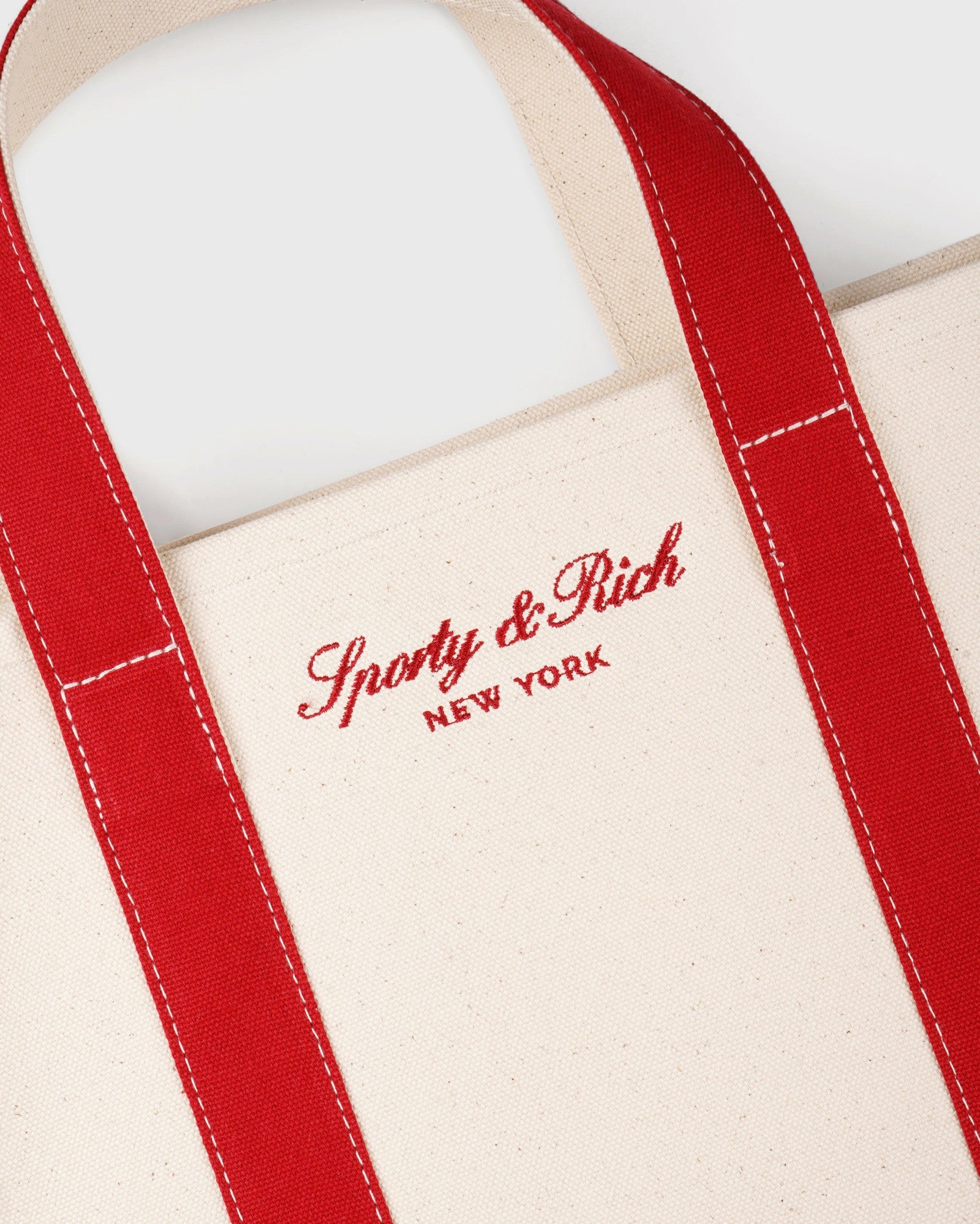 Signature NY Logo Mini Tote - Natural