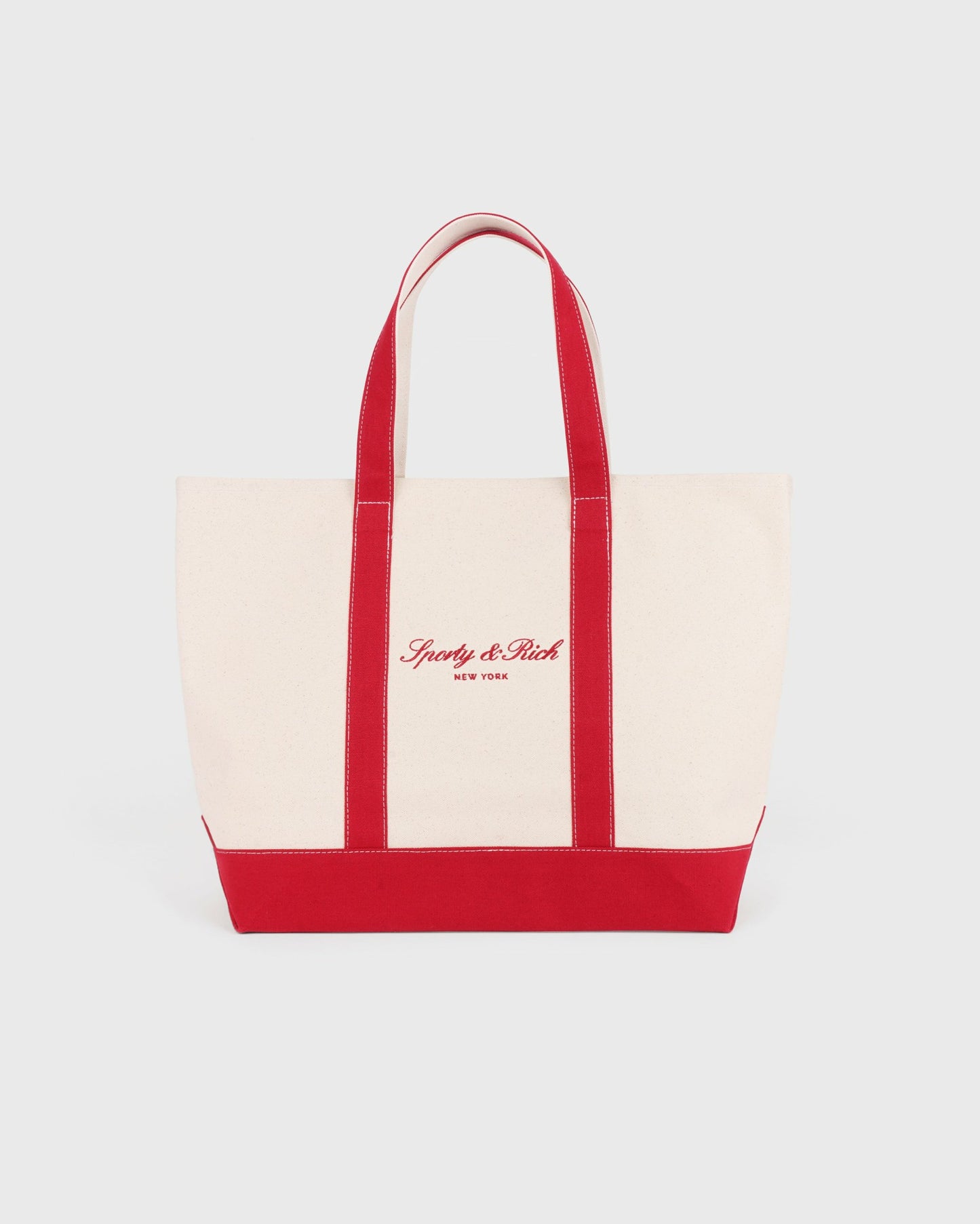 Signature NY Logo Large Tote - Natural