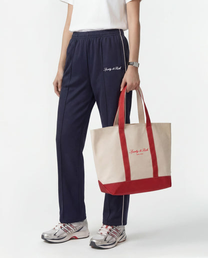 Signature NY Logo Large Tote - Natural