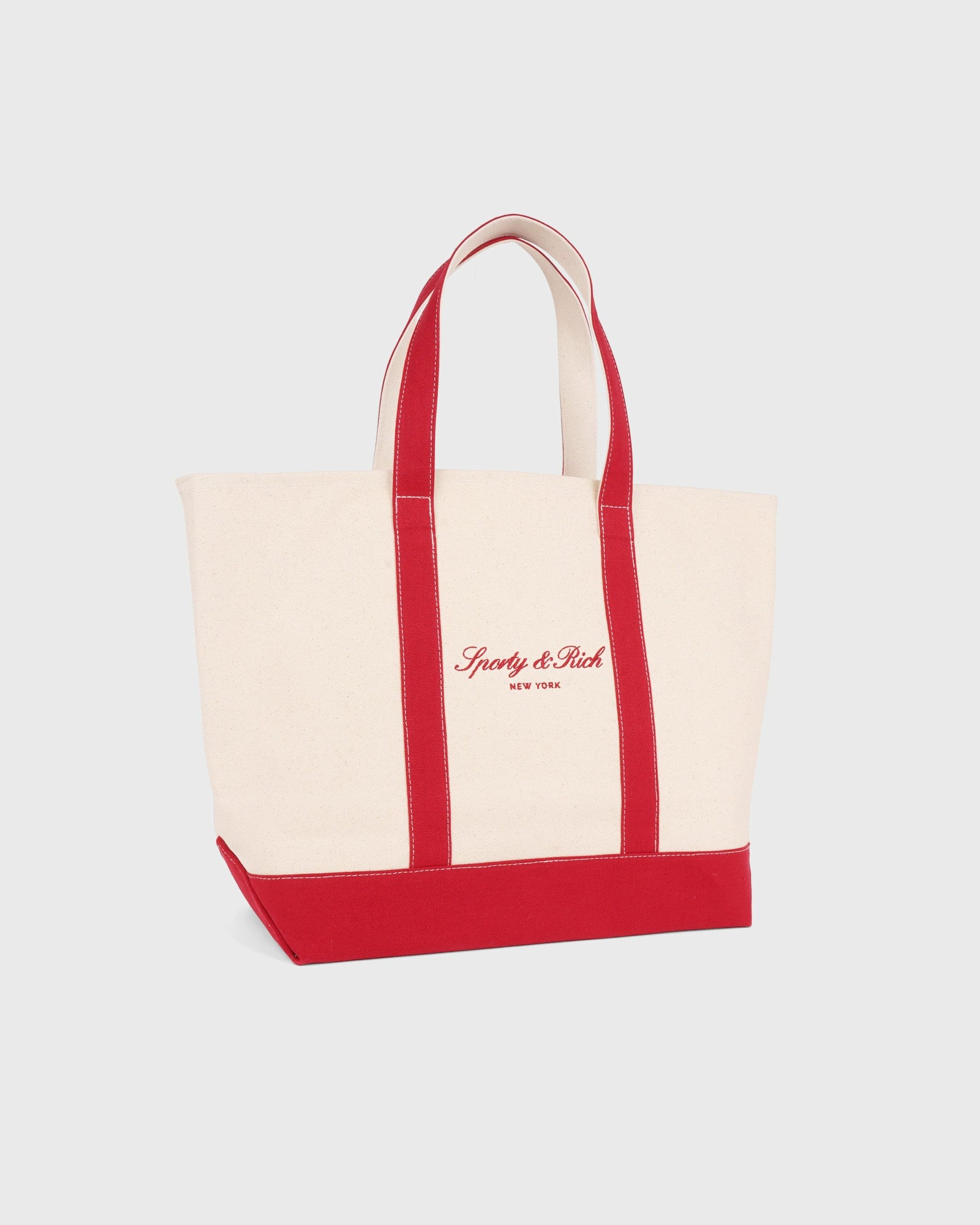 Signature NY Logo Large Tote - Natural