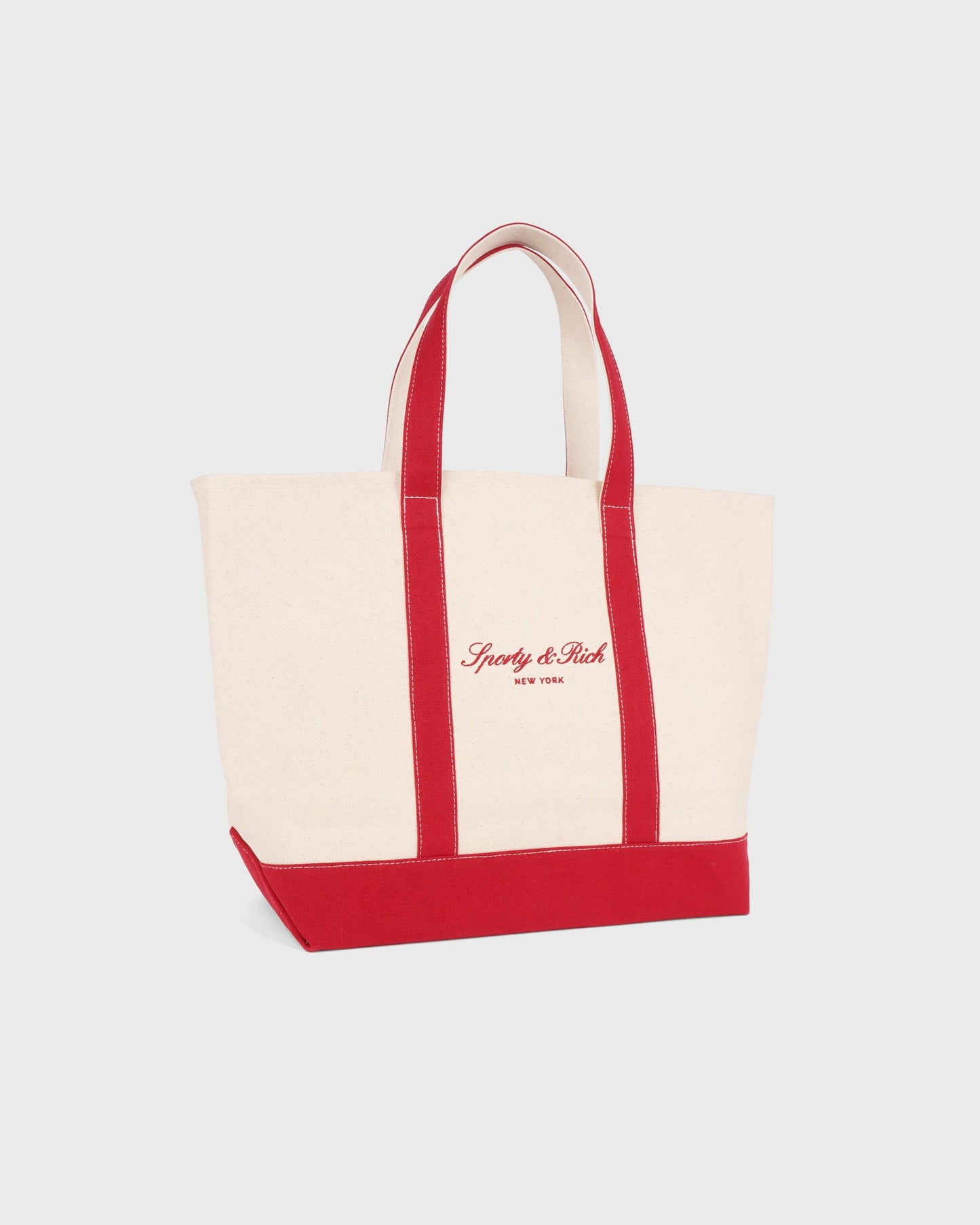 Signature NY Logo Medium Tote - Natural