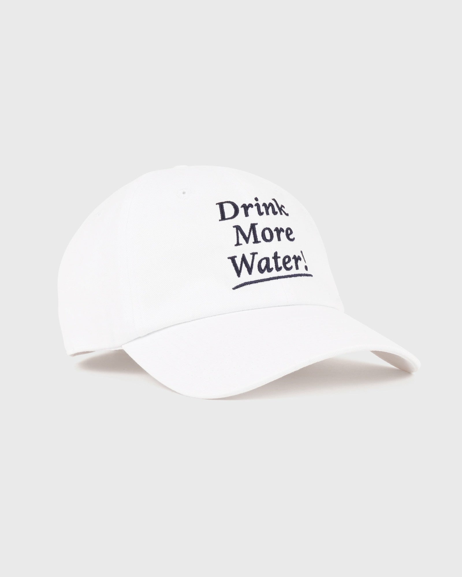 Drink More Water Hat - White/Light Navy