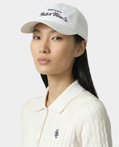 H&W Club Hat - White/Light Navy