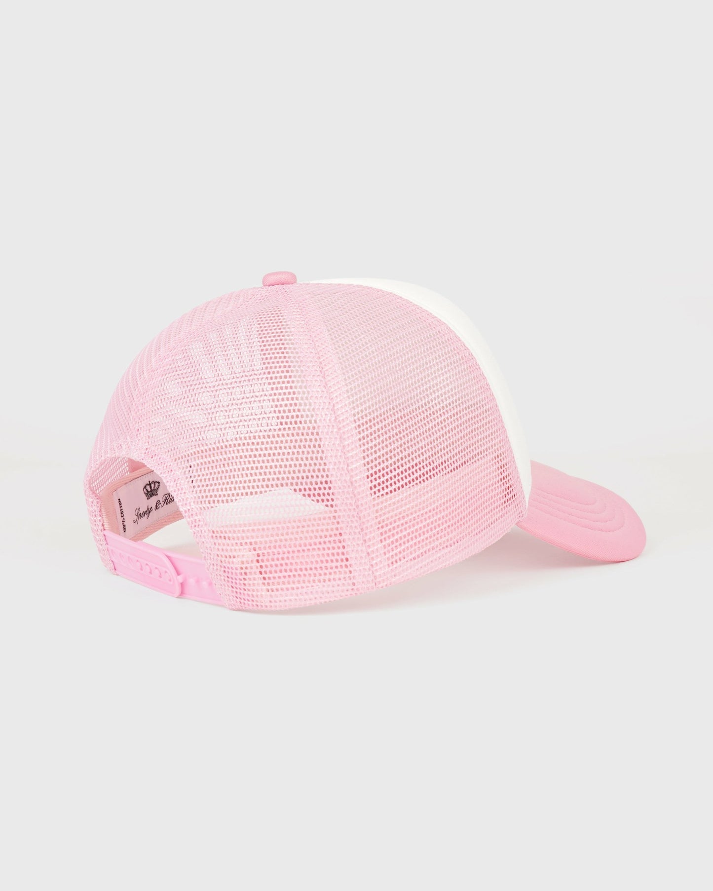 Juicy Crown Trucker Hat - White/Rose