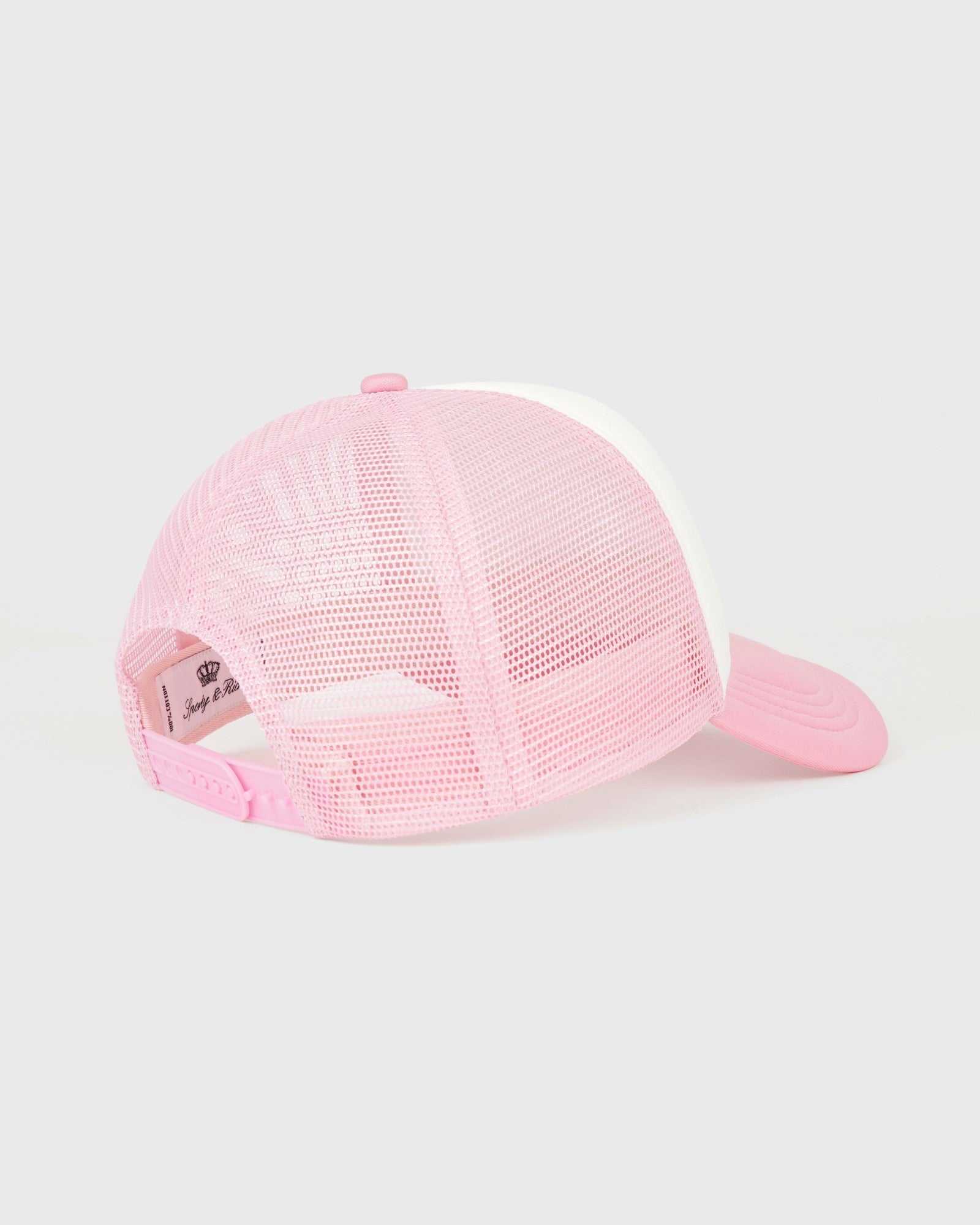 Juicy Crown Trucker Hat - White/Rose